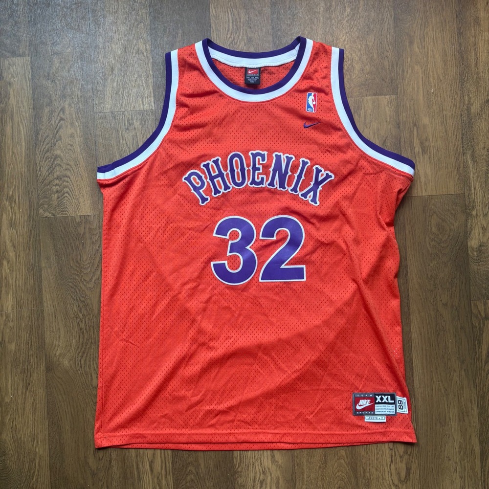 Vintage Nike Team Phoneix Suns Amare Stoudemire 32 Embroidered Basketball Jersey